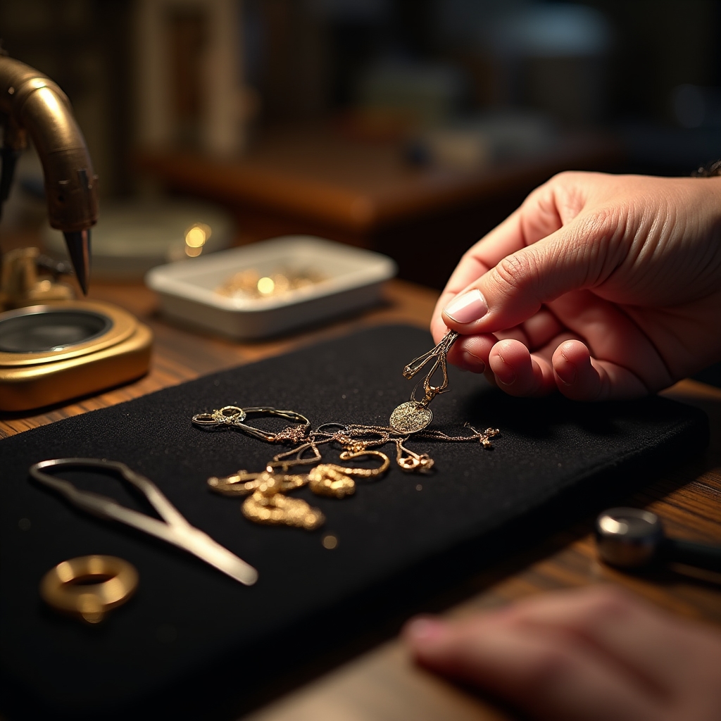 Ювелирная мастерская — рабочее место мастера с инструментами